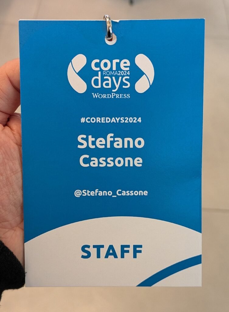 Core Days 2024 - il mio badge