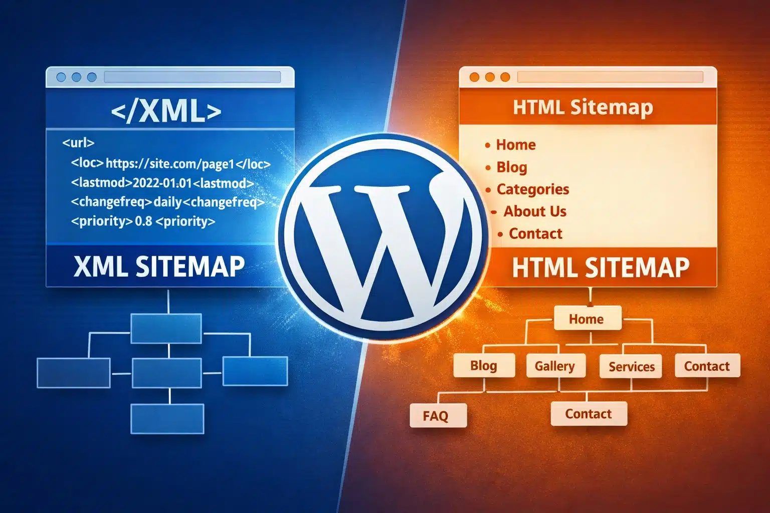 Sitemap XML vs HTML