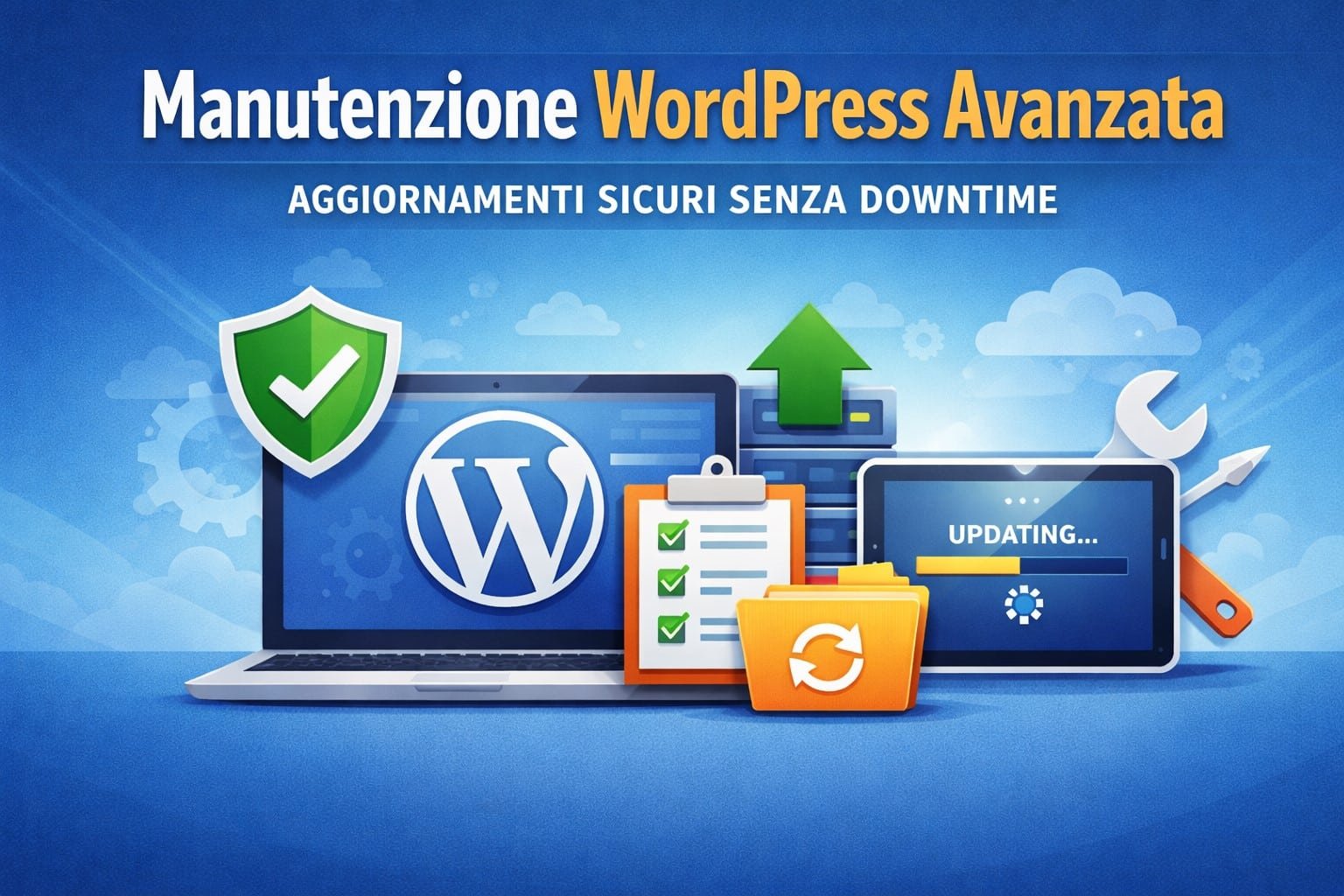 Manutenzione WordPress avanzata: come pianificare aggiornamenti sicuri senza downtime