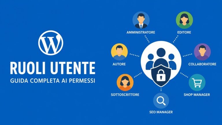 Ruoli utente e permessi WordPress